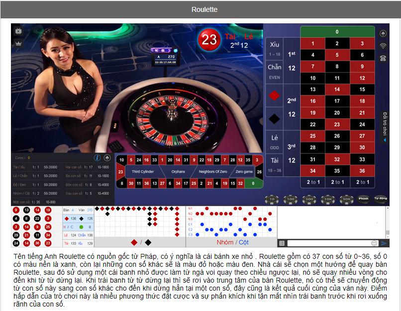 Hướng dẫn chơi Roulette tại Kubet777