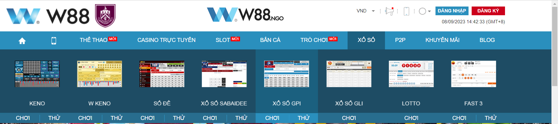 Cách tham gia Xổ số GPI W88