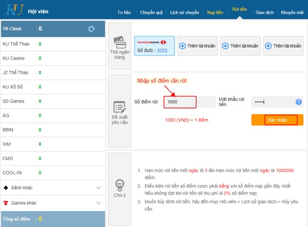 Hướng dẫn chi tiết về cách rút tiền Kubet88 từng bước tiến hành